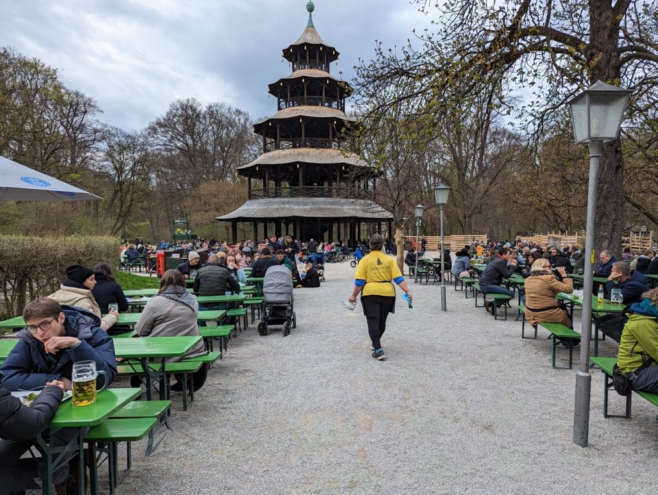 Le Jardin Anglais à Munich