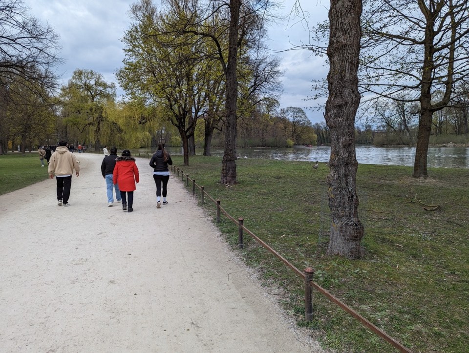 Le Jardin Anglais à Munich