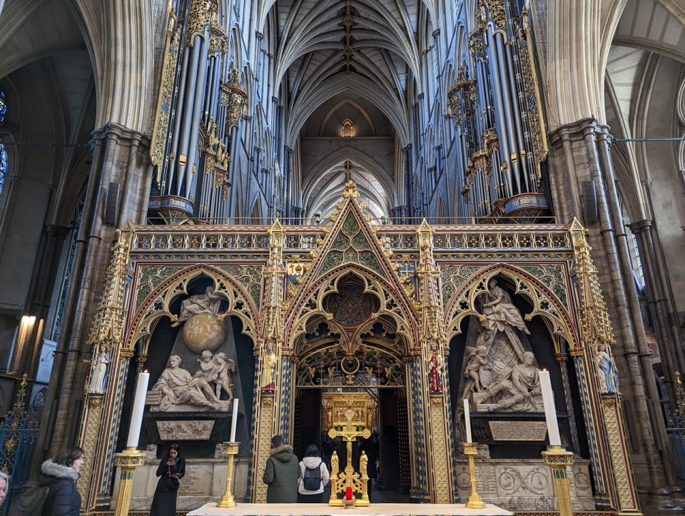 abbaye de Westminster à Londres 