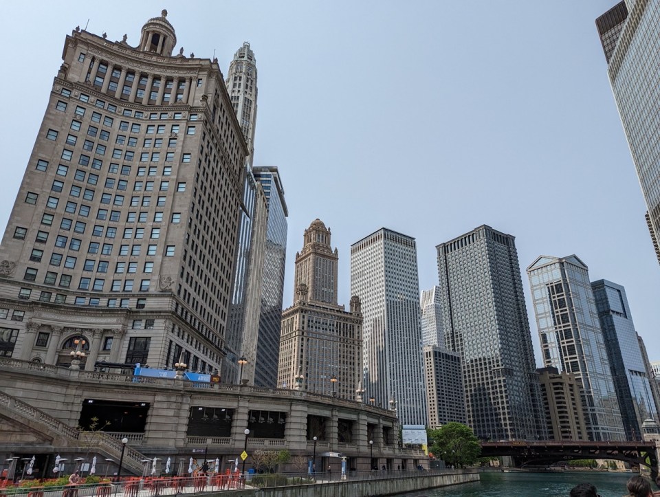 croisière architecture sur la Chicago River