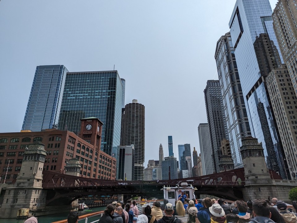 croisière architecture sur la Chicago River
