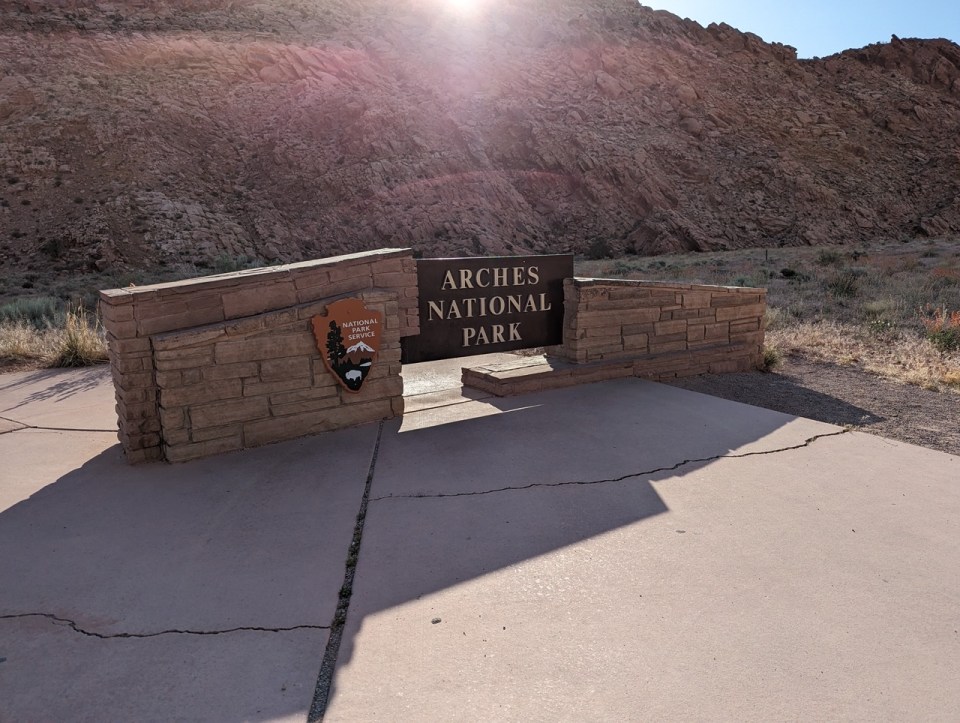 Entrée  Arches National Park