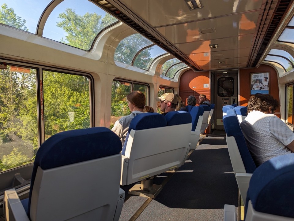 voiture panoramique du California Zephyr