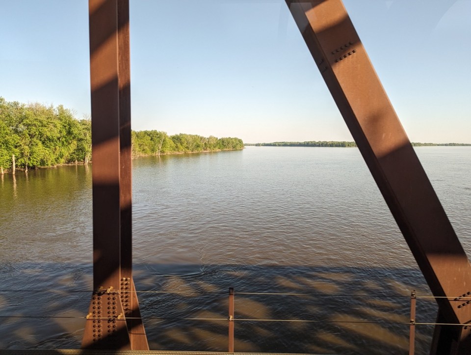 paysages de l’Iowa à bord California Zephyr