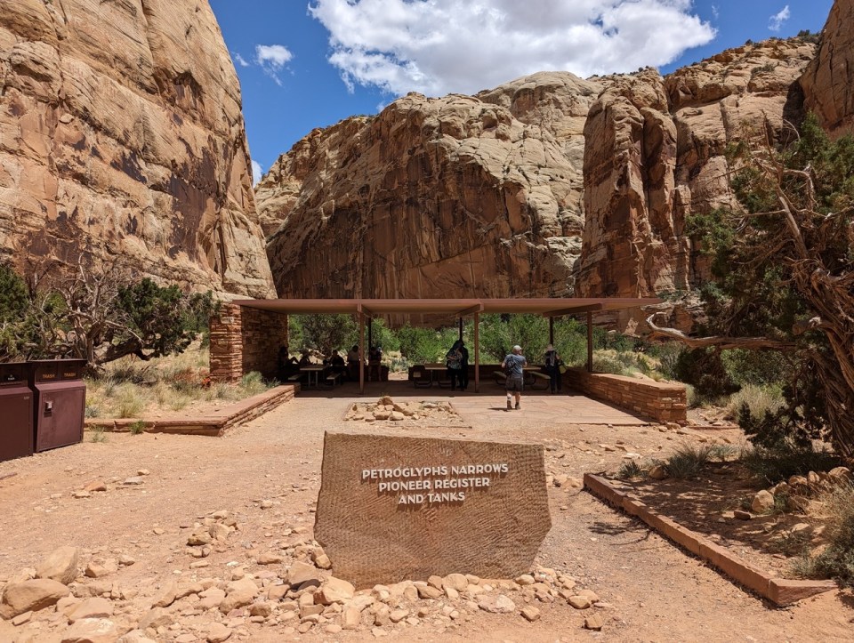 Capitol Gorge Trail dans le Capitol Reef National Park