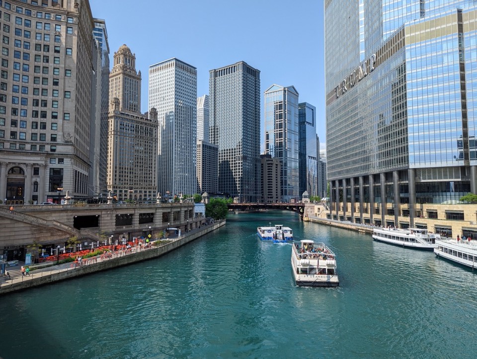 croisière architecture sur la Chicago River