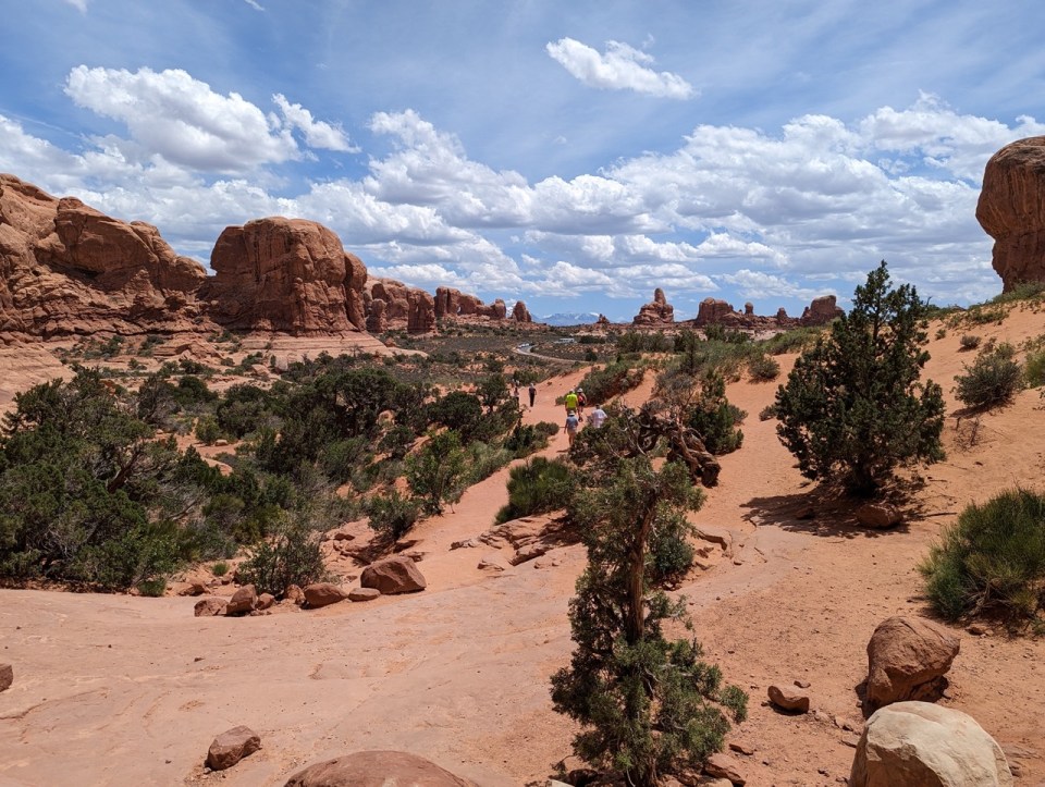 Double Arch au parc national d'Arches