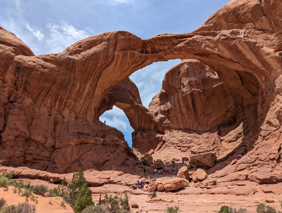 Double Arch au parc national d'Arches