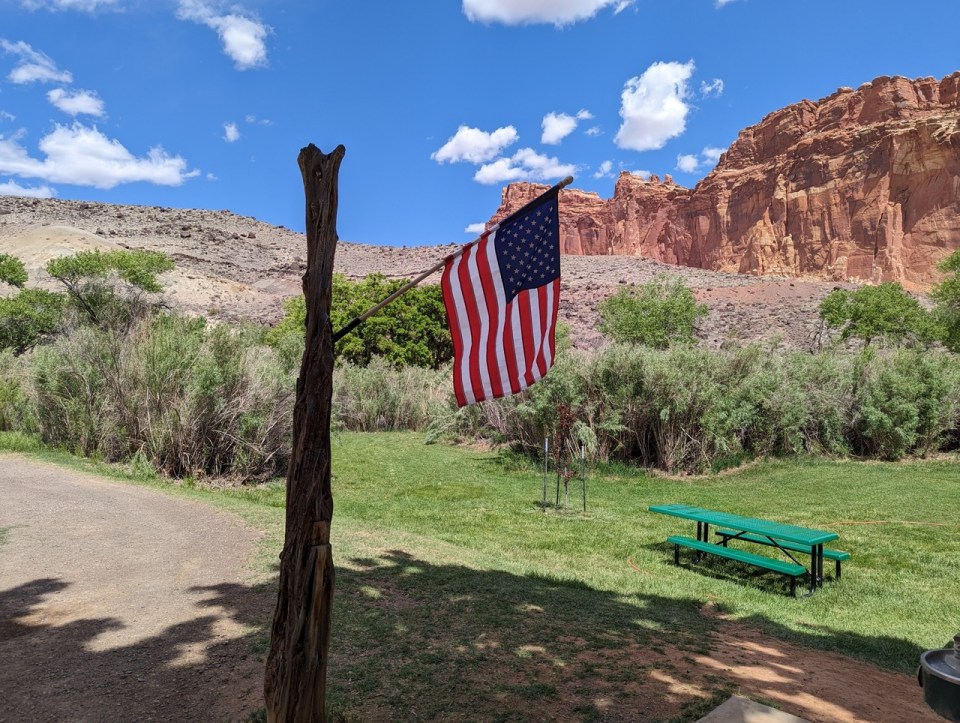 Fruita dans le Capitol Reef National Park