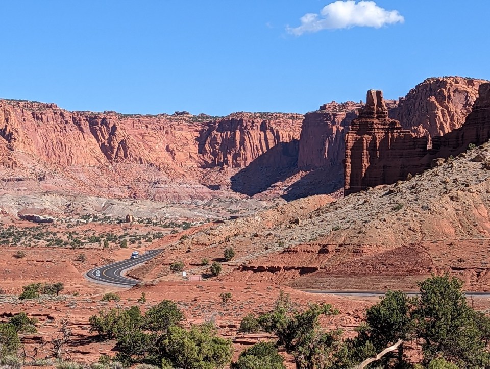 Panorama Point au Capitol Reef National Park