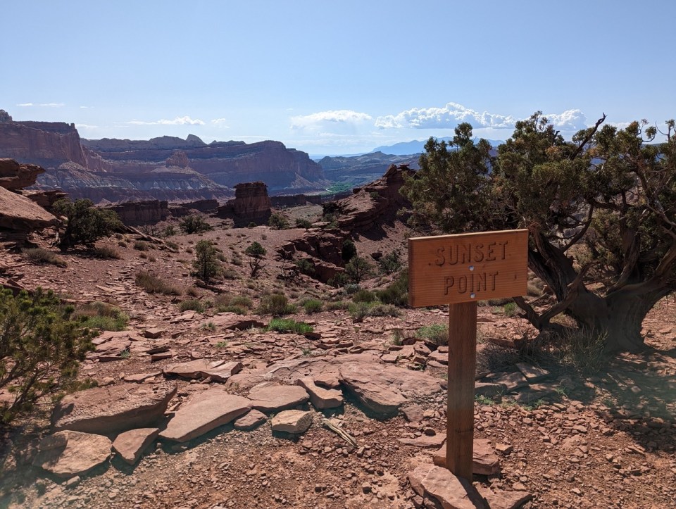 Sunset Point Capitol Reef National Park