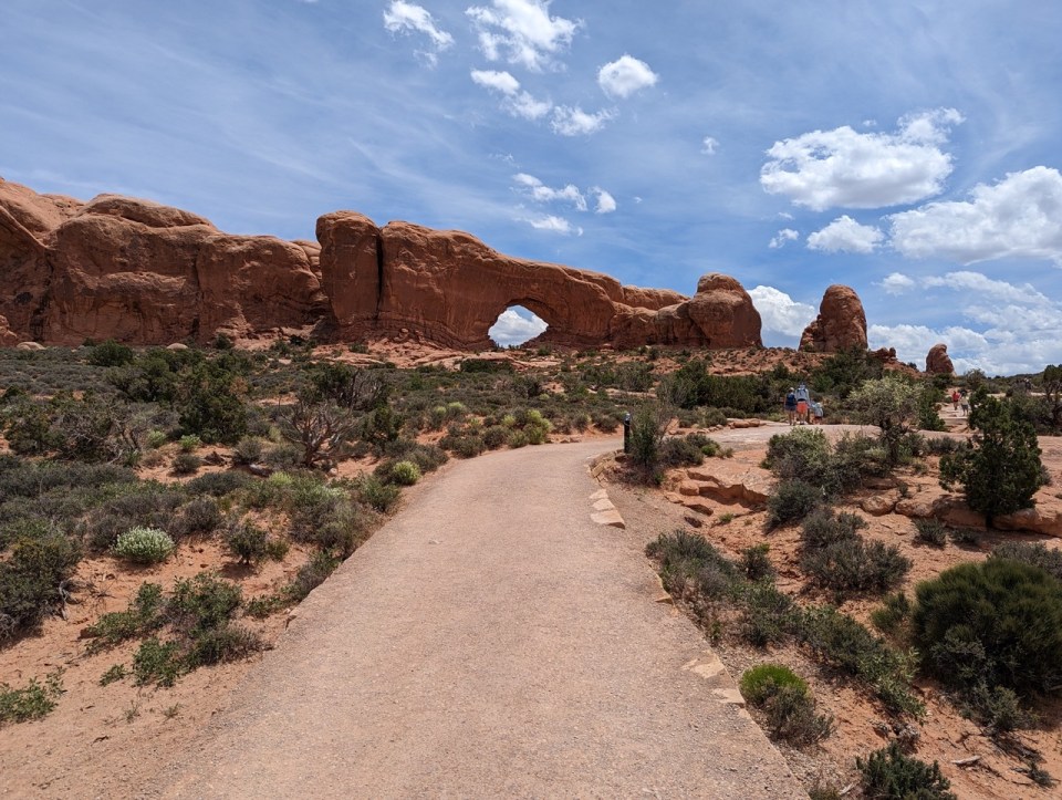 Windows Trail Arches National Park