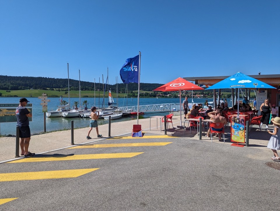 le lac Saint-Point situé à proximité de Pontarlier