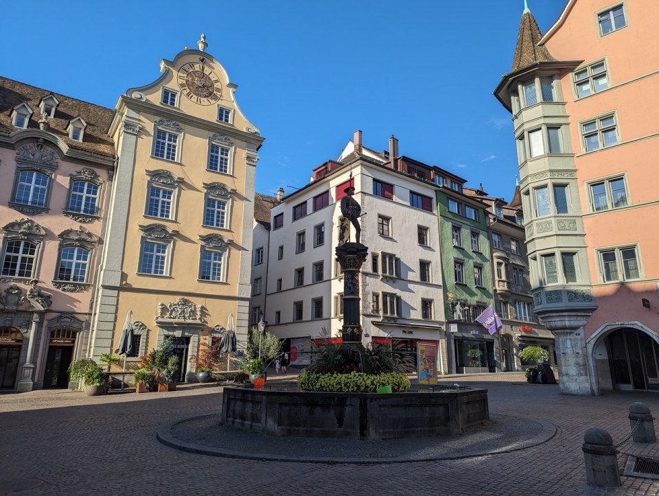 vieille ville médiévale de Schaffhouse