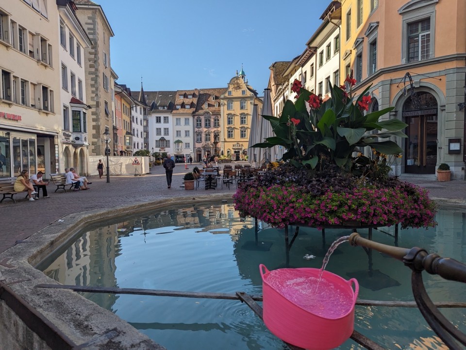 vieille ville médiévale de Schaffhouse