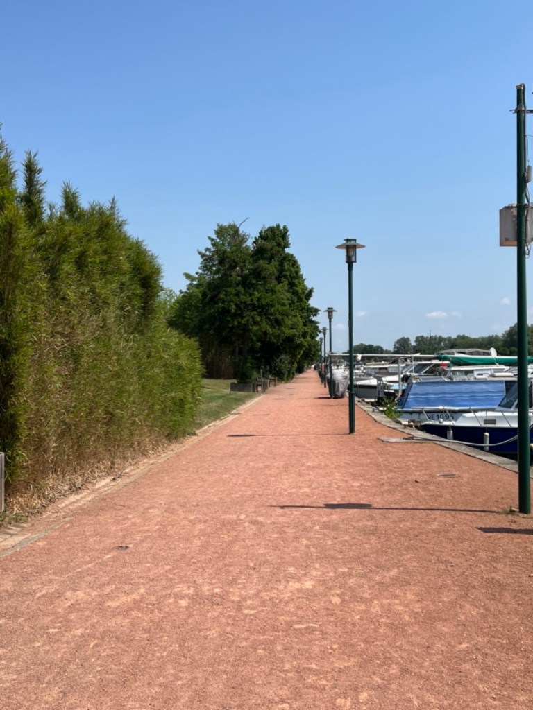 promenade en bord de Loire à Roanne
