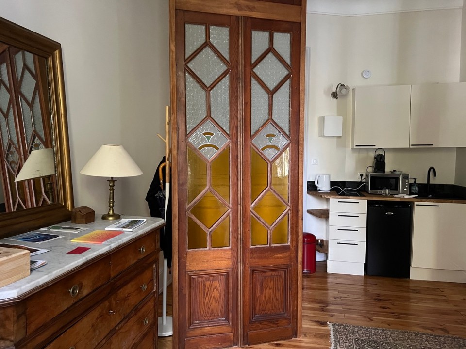 Suite Varsovie de l'hôtel particulier les Suites de l'Opéra à Vichy