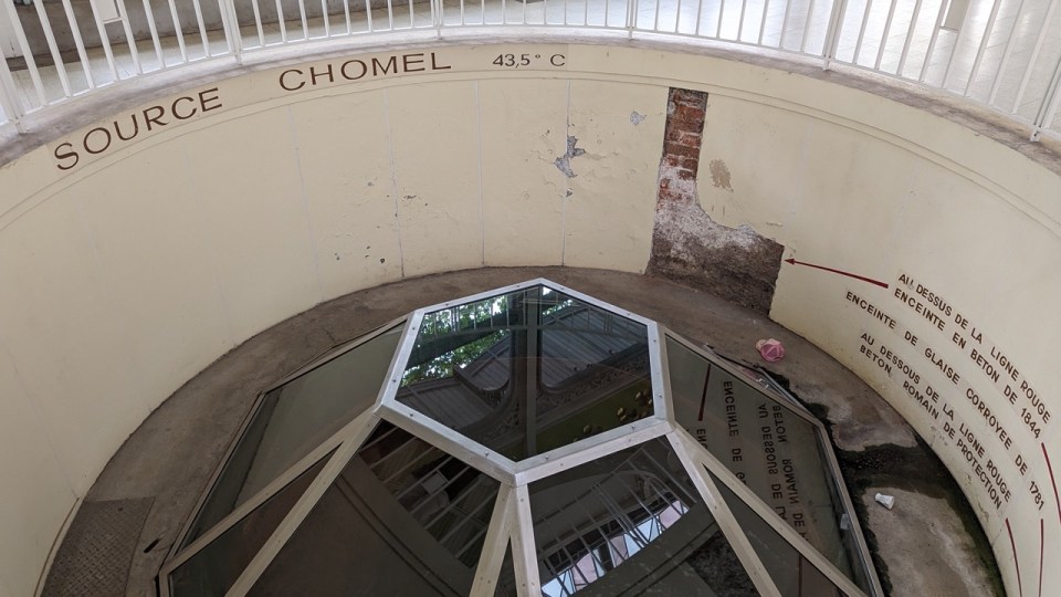 Le hall des Sources à Vichy 