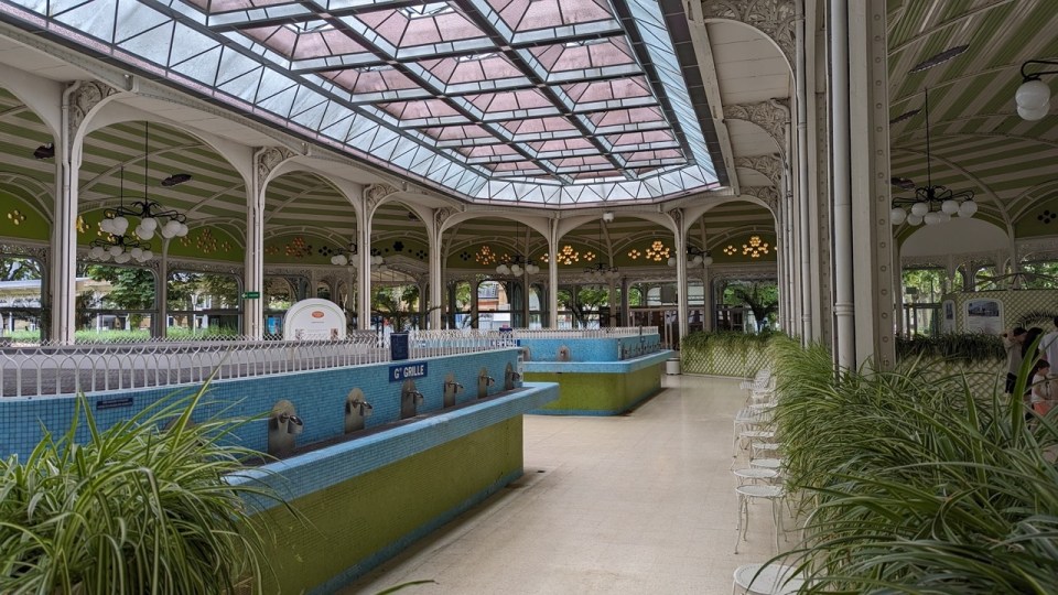 Le hall des Sources à Vichy 