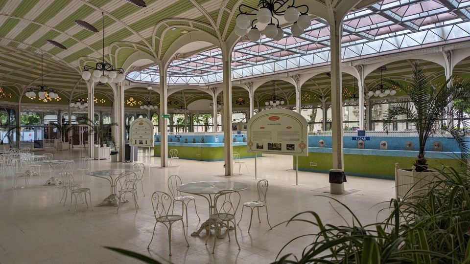 Le hall des Sources à Vichy 