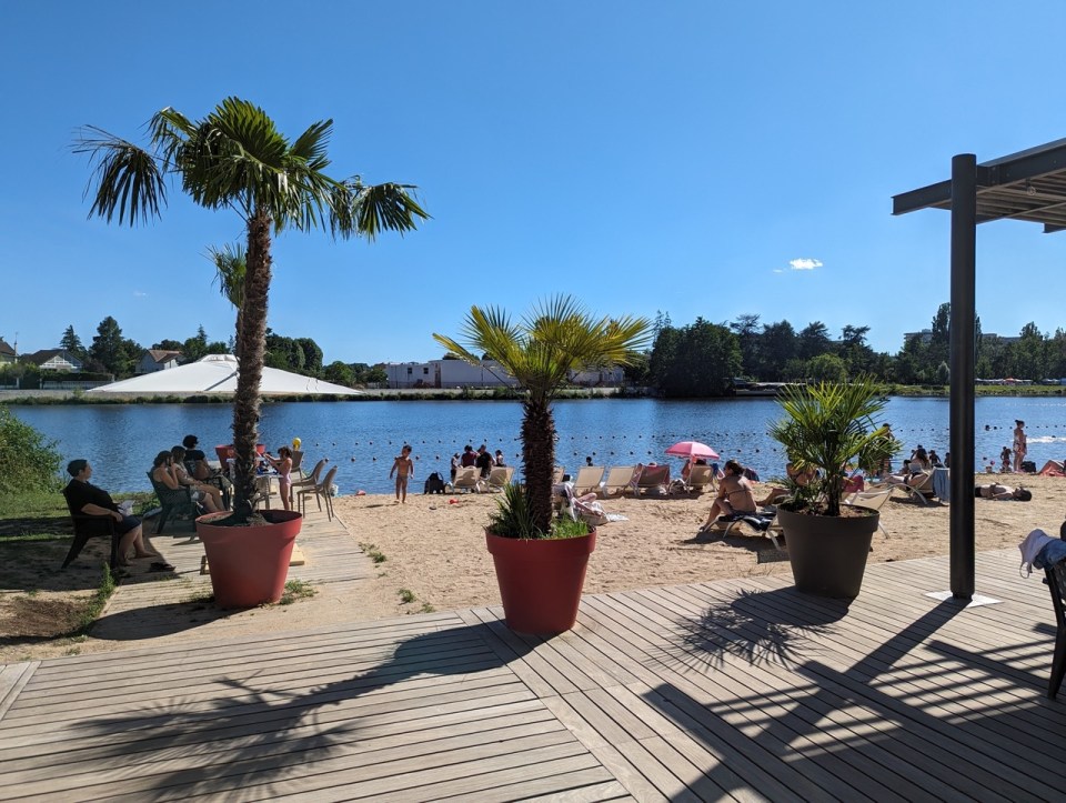 La plage des Célestins