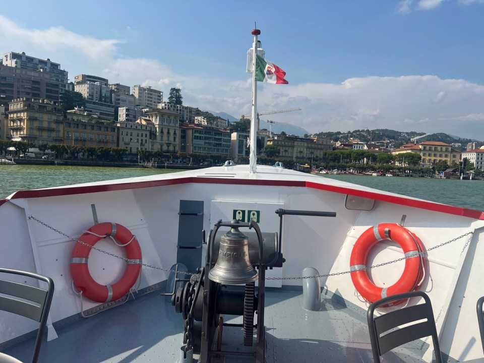 croisière sur le lac de Lugano
