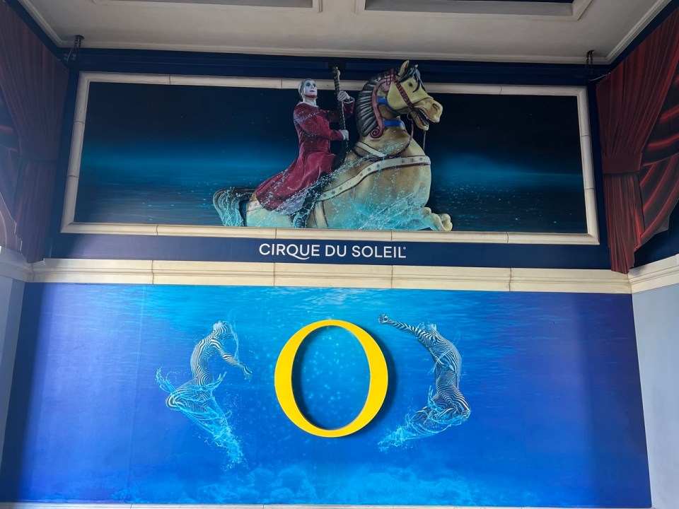 spectacle "O" du Cirque du Soleil