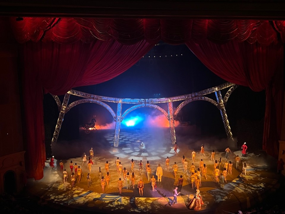 spectacle "O" du Cirque du Soleil