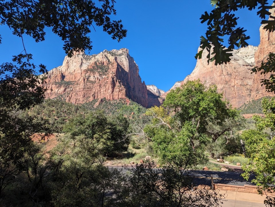 Court of the Patriarchs à Zion National Park