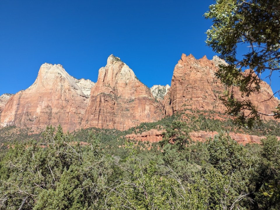 Court of the Patriarchs à Zion National Park