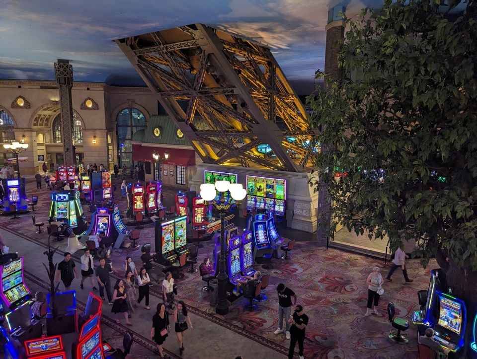 tour Eiffel à Paris Las Vegas