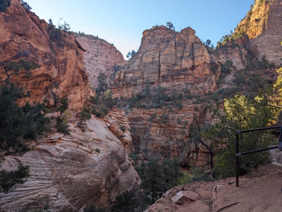 Canyon Overlook trail à Zion National Park