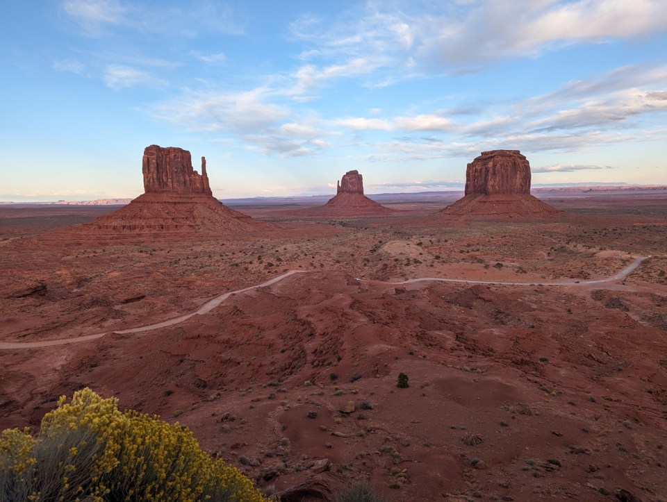 coucher de soleil Monument Valley 
