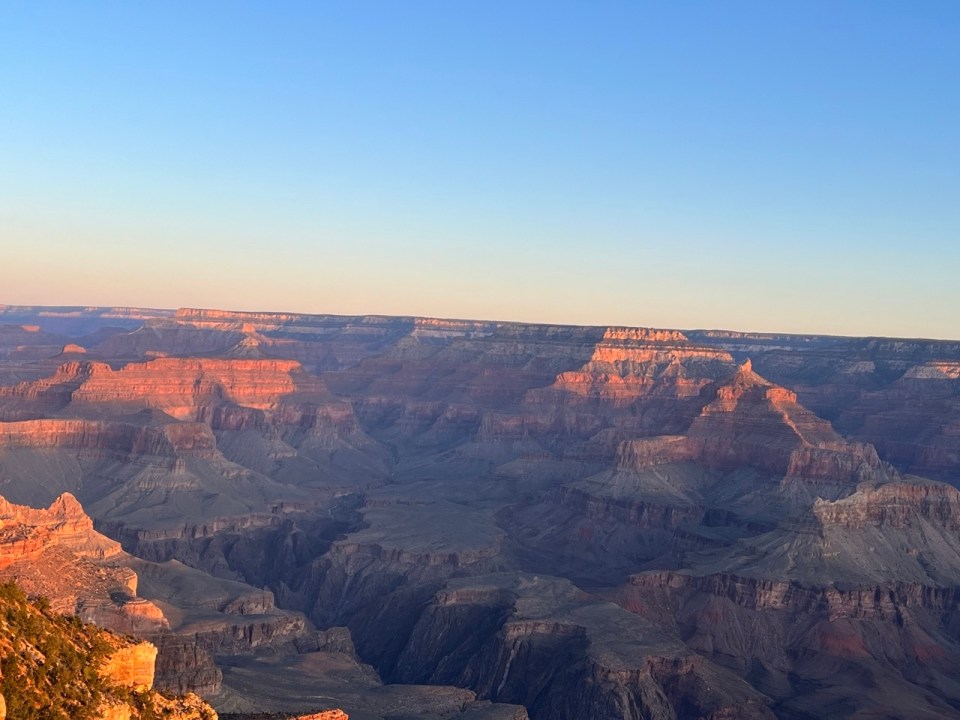 lever de soleil à Mather Point au Grand Canyon