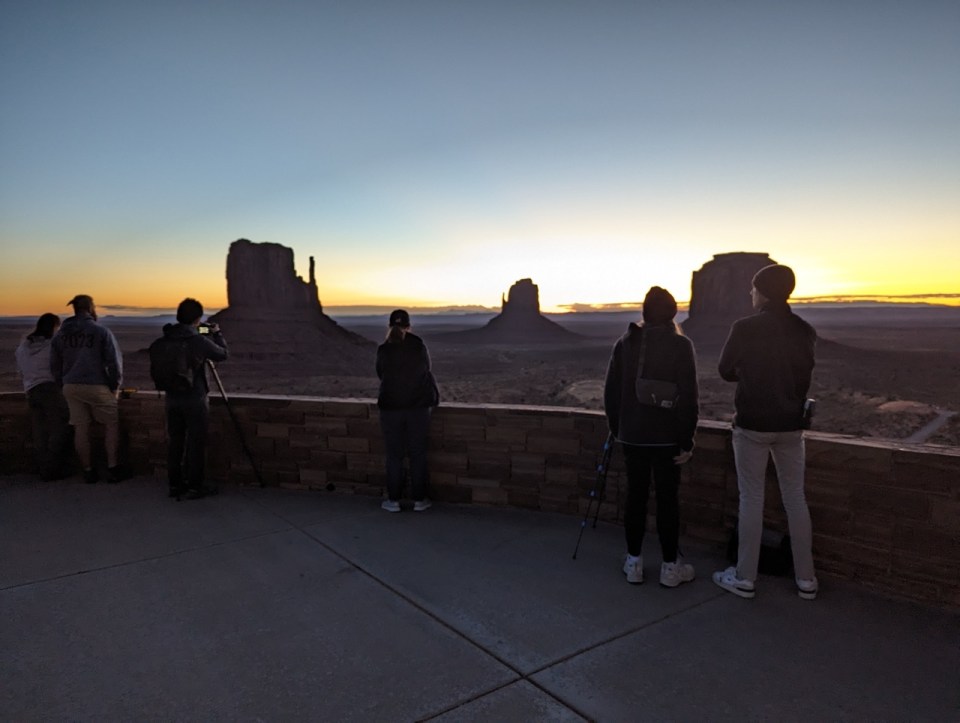 lever de soleil Monument Valley 