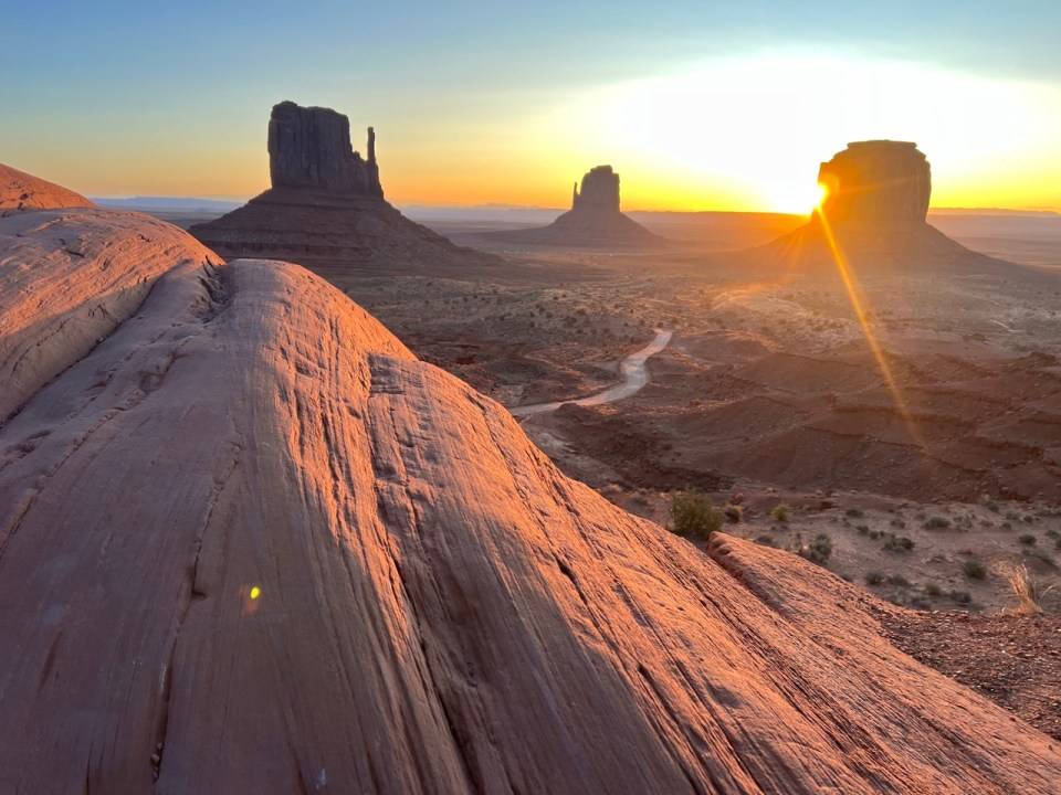 lever de soleil Monument Valley 