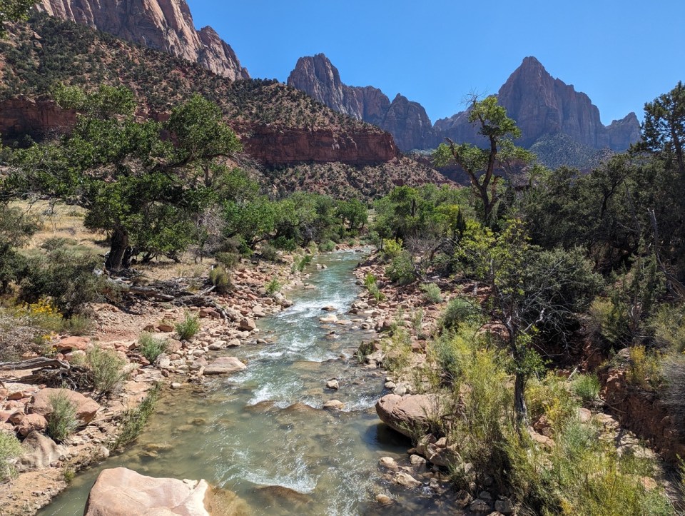 randonnée Pa'rus Trail à Zion