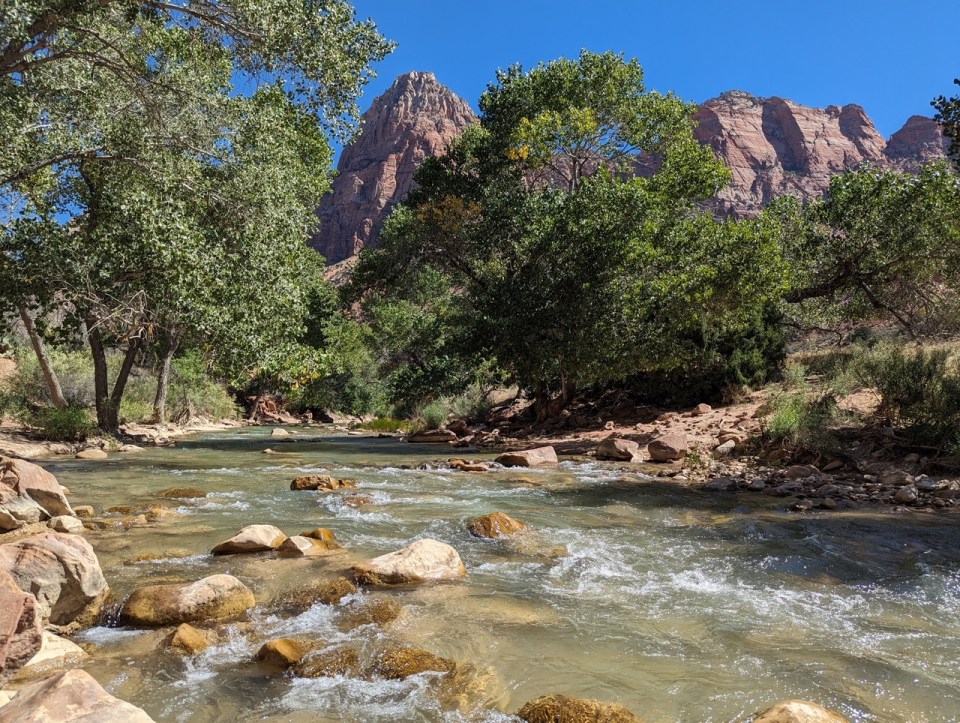 randonnée Pa'rus Trail à Zion National Park