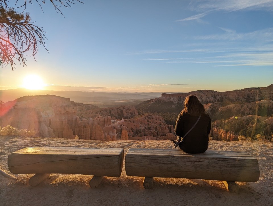 Lever de soleil à Sunrise Point