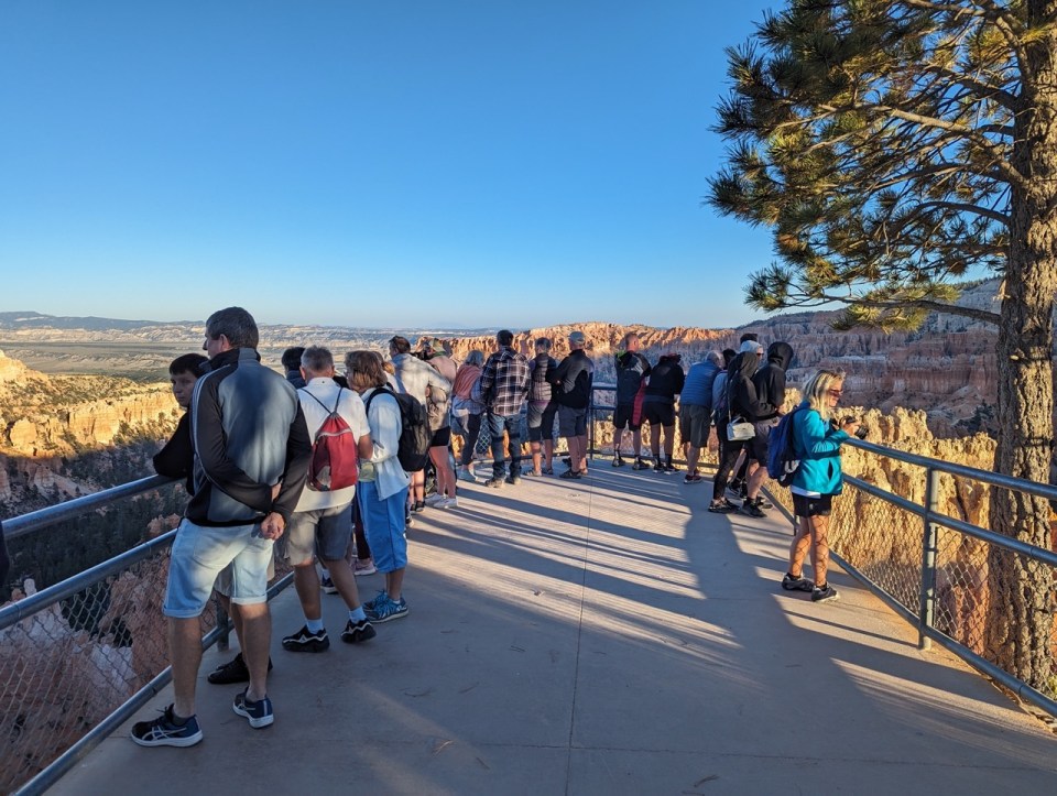 Assister au coucher de soleil à Sunset Point à Bryce Canyon National Park