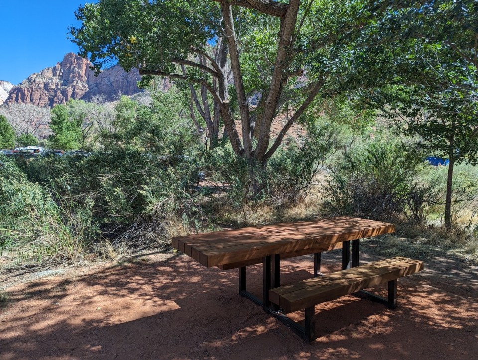 pique nique Zion National Park 