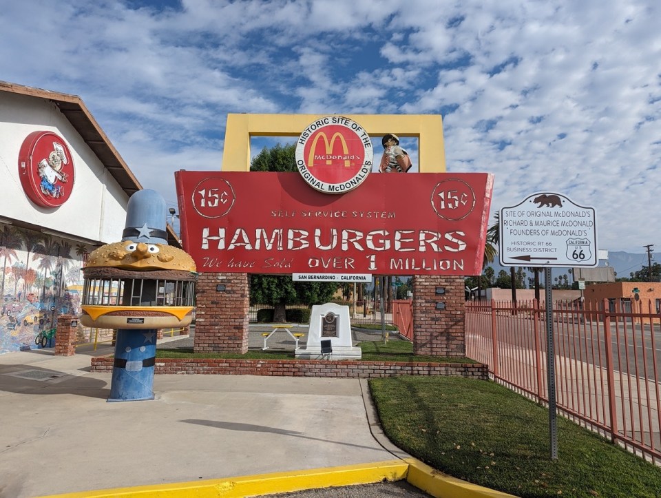 First Original McDonald’s Museum sur la route 66