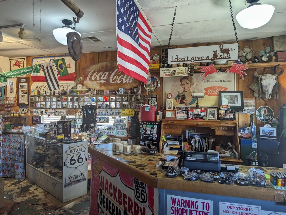 Hackberry General Store sur la route 66