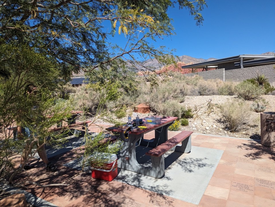 pique-nique Red Rock Canyon