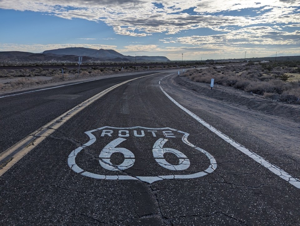 arrêts sur la route 66