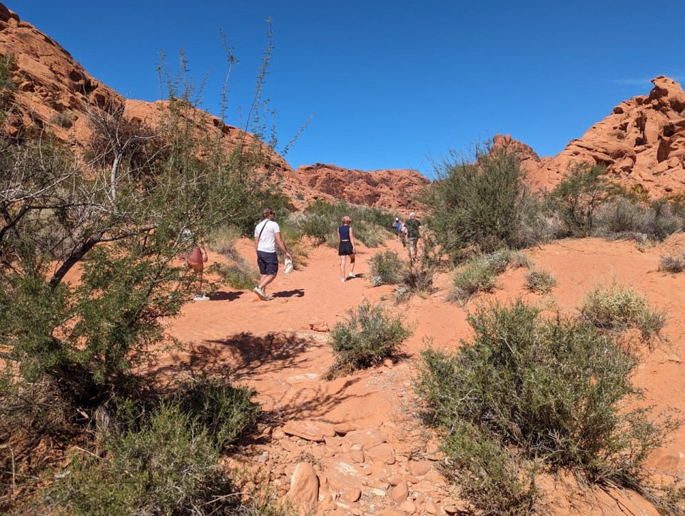 Mouse's Tank Trail dans la Valley of Fire