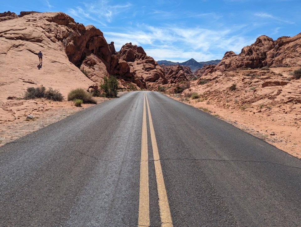 Valley of Fire highway