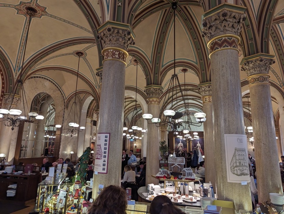Café central à Vienne
