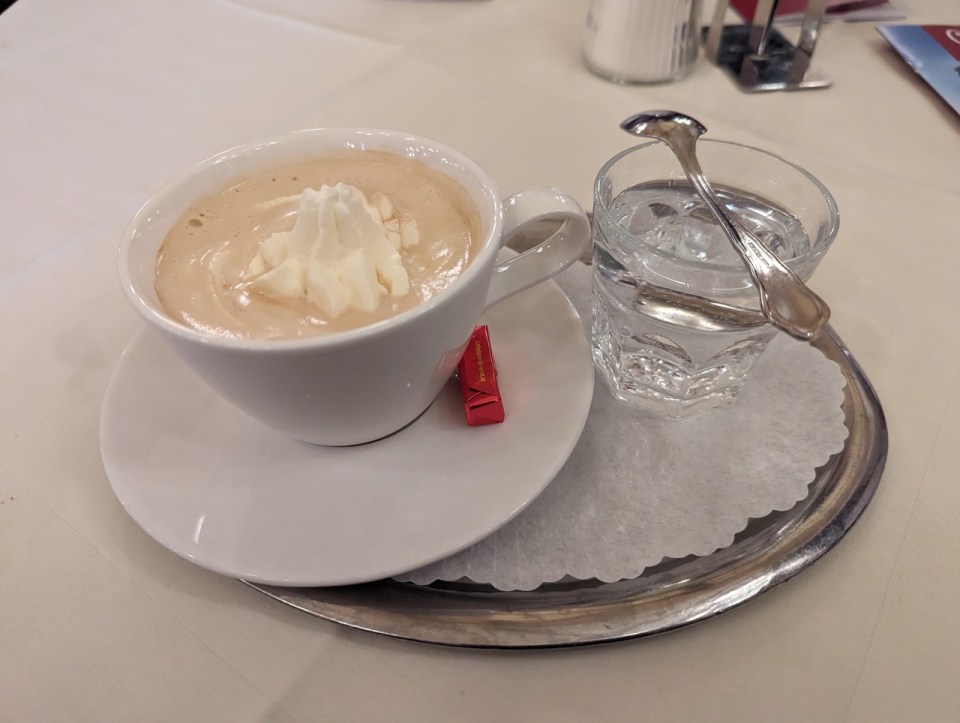 Café central à Vienne