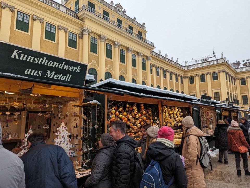 Marché de Noël du château de Schönbrunn 
